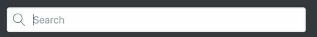 Gif of a search box with blinking cursor