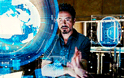 Tony Stark technology GIF