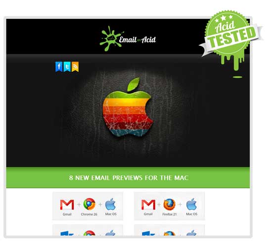 Certify Your Email Templates as “Acid Tested”
