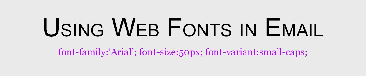 Example of font variant styling