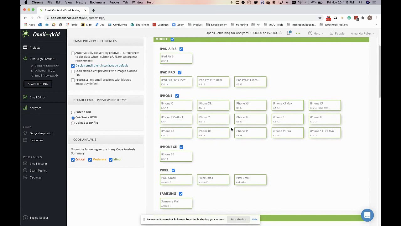 How to Change Your Email Client Profile in Email on Acid