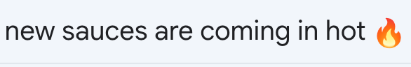 Flame in fire subject line