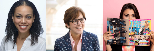 Headshots of three digital marketing experts