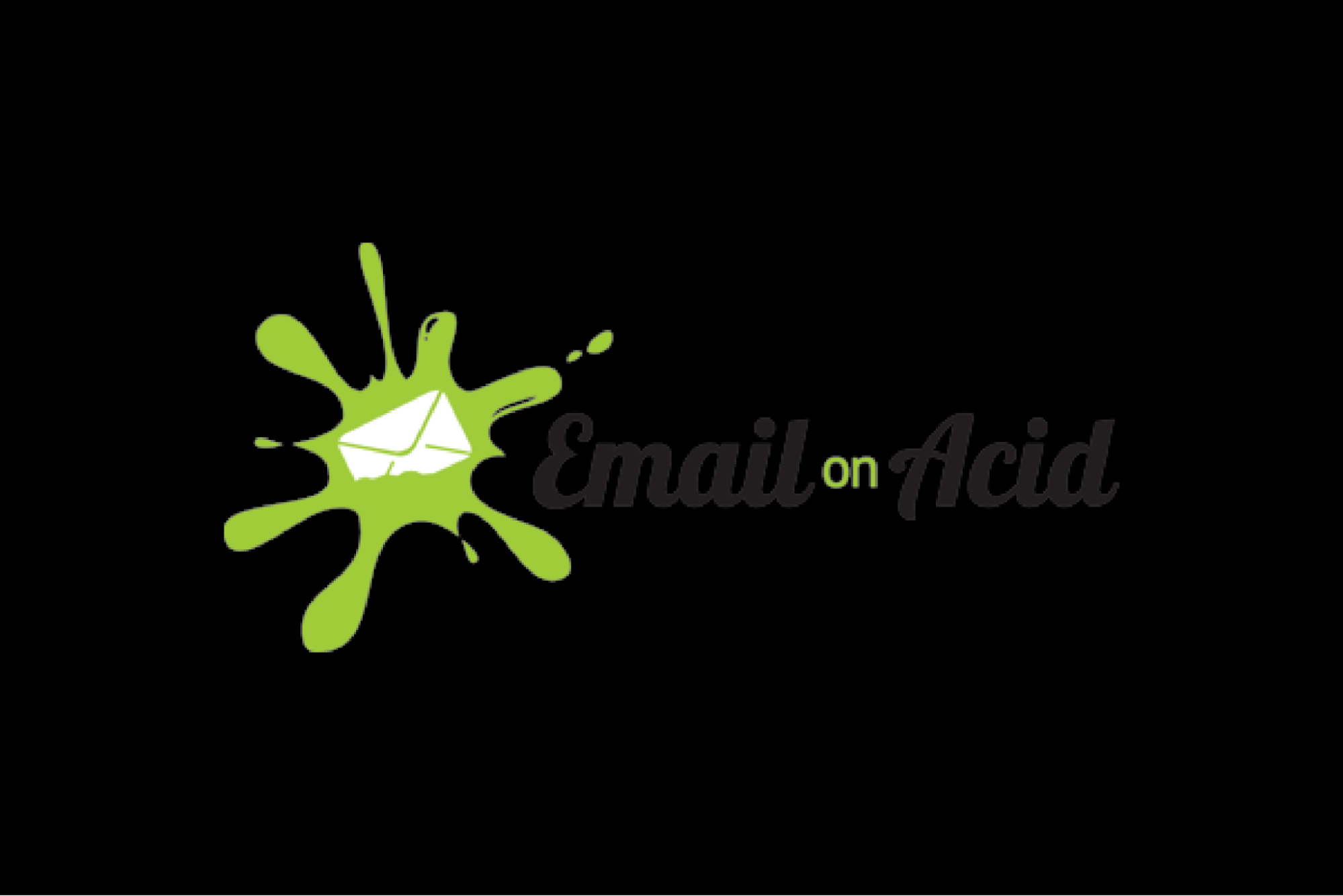 Email on Acid logo on a dark background