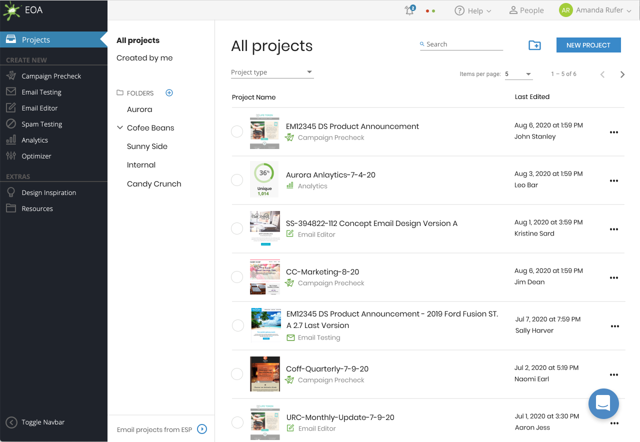 Email on Acid project thumbnail product screenshot