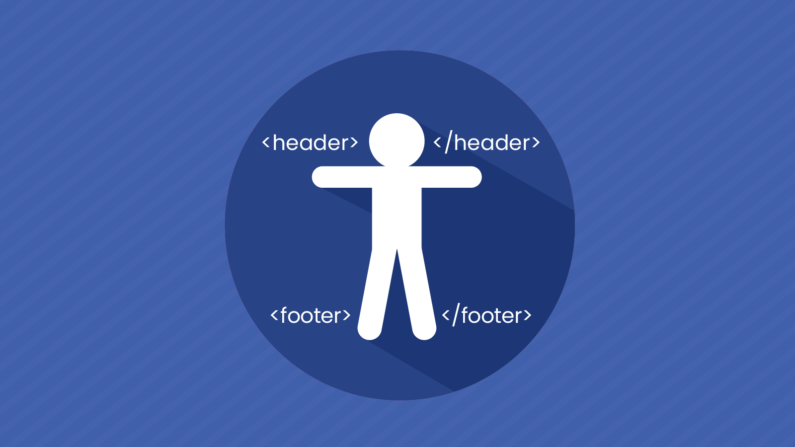 accessibility icon with semantic HTML