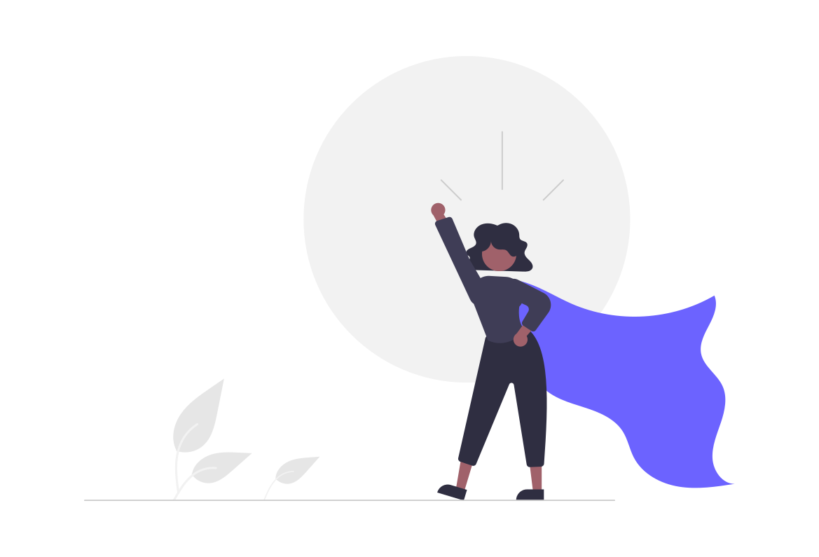 thought leadership marketing hero in a cape