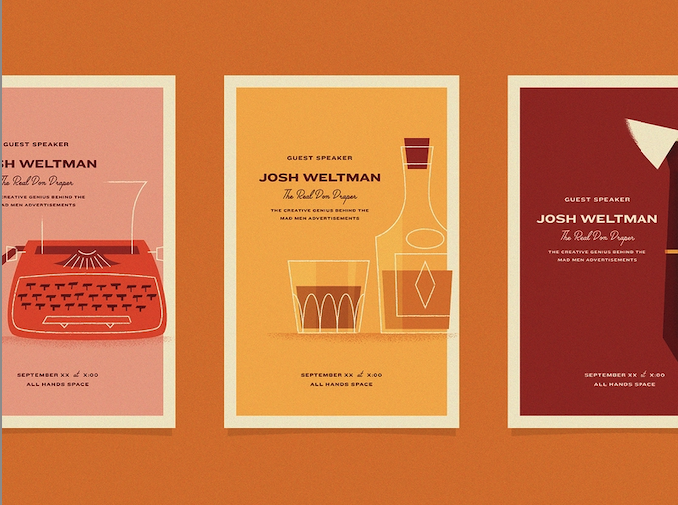 Vintage poster design example